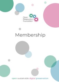 Membership brochure front cover