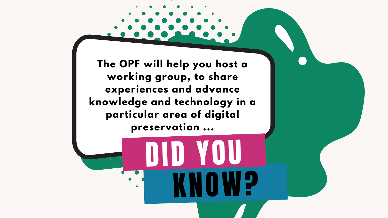 Did you Know? Special Interest Group