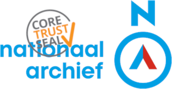 National Archives of the Netherlands logo with CoreTrustSeal logo.